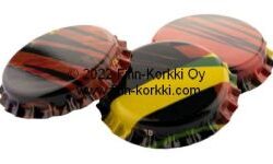 Kruunukorkit 1000 kpl/pussi Color Joy (erivärisiä korkkeja)26mm