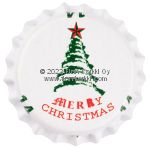 Kruunukorkit 1000 kpl/pussi Christmas Edition 26mm