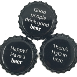 Kruunukorkit 1000 kpl/pussi Beer Season Limited Edition (lähes kaikissa eri slogan)26mm