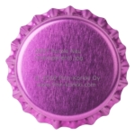 Kruunukorkit 1000 kpl/pussi Metal Purple 26mm