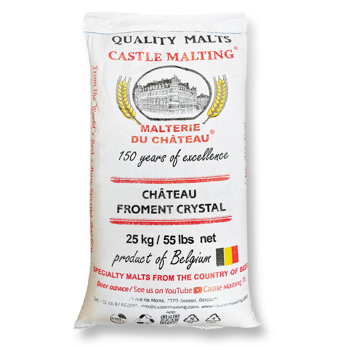 Castle Malting-Wheat Crystal EBC 140-160 1-25 Kg