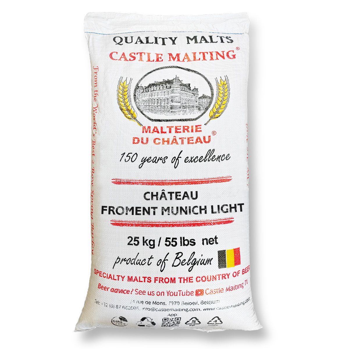 Castle Malting-Wheat Munich Light EBC 14-18 1-25 Kg